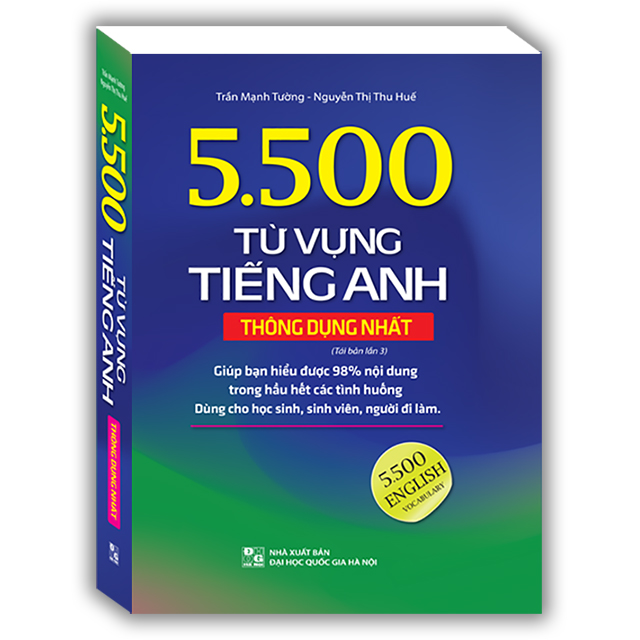 5500 Từ Vựng Tiếng Anh Thông Dụng Nhất (Bản Màu) (Tái Bản)