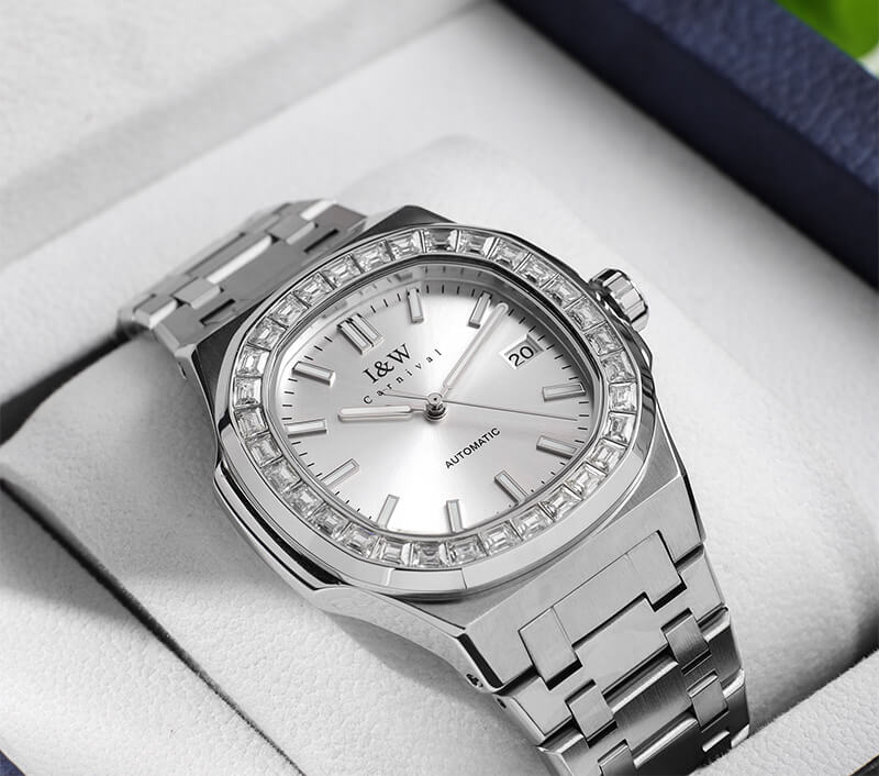 Đồng hồ nam chính hãng IW CARNIVAL IW750G-4 Kính sapphire ,chống xước,Chống nước ,Bảo hành 24 tháng,Máy cơ