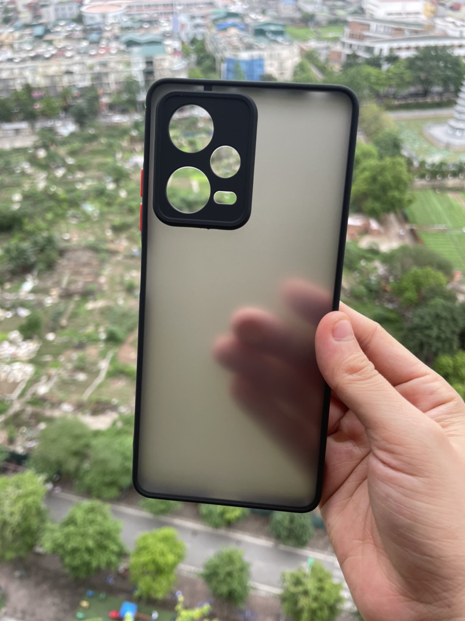 Ốp lưng cho Xiaomi Redmi Note 12 Pro 5G viền dẻo đen lưng nhám mờ bảo vệ camera