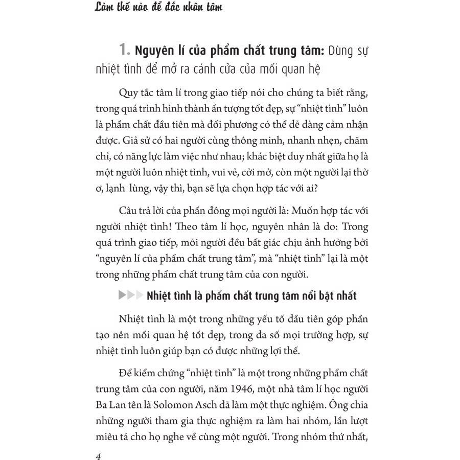 Sách: Làm Thế Nào Để Đắc Nhân Tâm