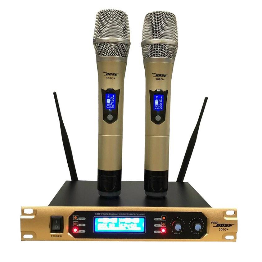 Đánh giá tính năng Micro karaoke Bose Pro 300G+ Khả năng thu phát sóng Micro không dây Bose Pro 300G+ sử dụng tần số són