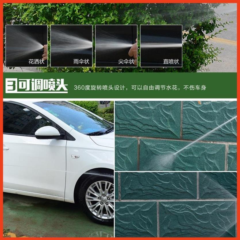 Bộ dây và vòi xịt tăng áp lực nước 300% loại 25m cút nhựa,nối nhựa 206817
