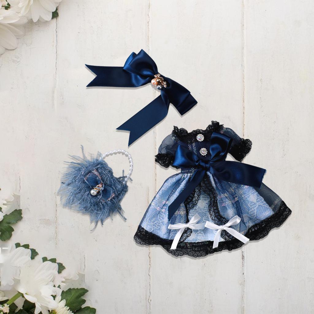 Fashion Wedding Party Dress Gowns Clothes for 30cm Doll Dress up