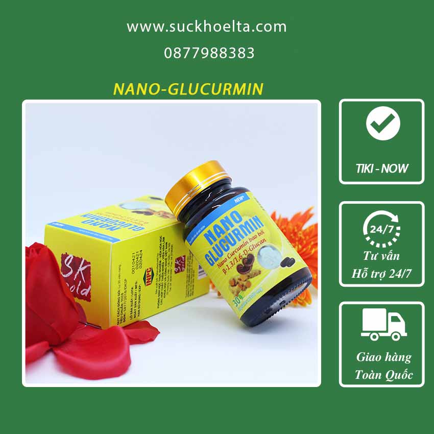 Thực Phẩm bảo vệ sức khỏe NANO-GLUCURMIN viện hóa học các hợp chất thiên nhiên Việt Nam