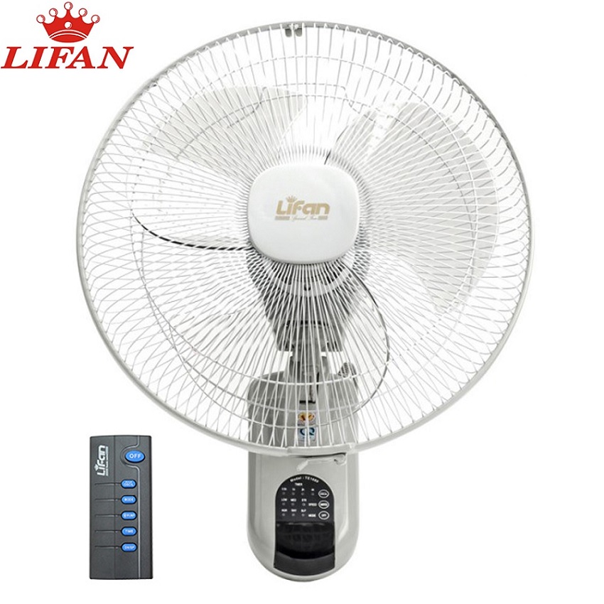 Quạt treo tường 3 cánh 50W Lifan TE-1688 - Có REMOTE - Hàng chính hãng