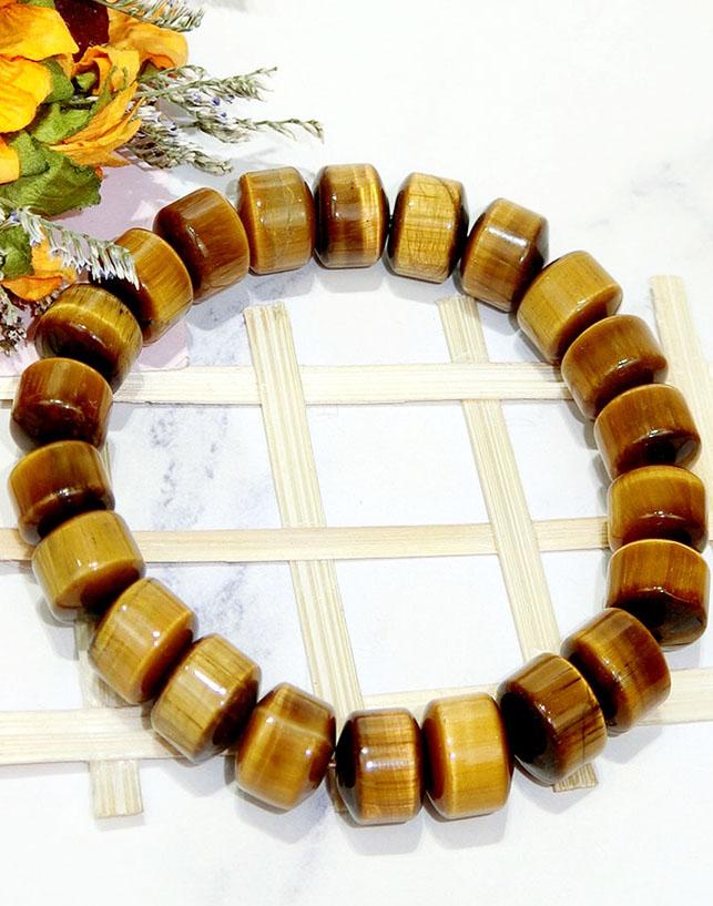 Vòng Tay Phong Thủy Mắt Hổ Lu Thống Bánh Xe