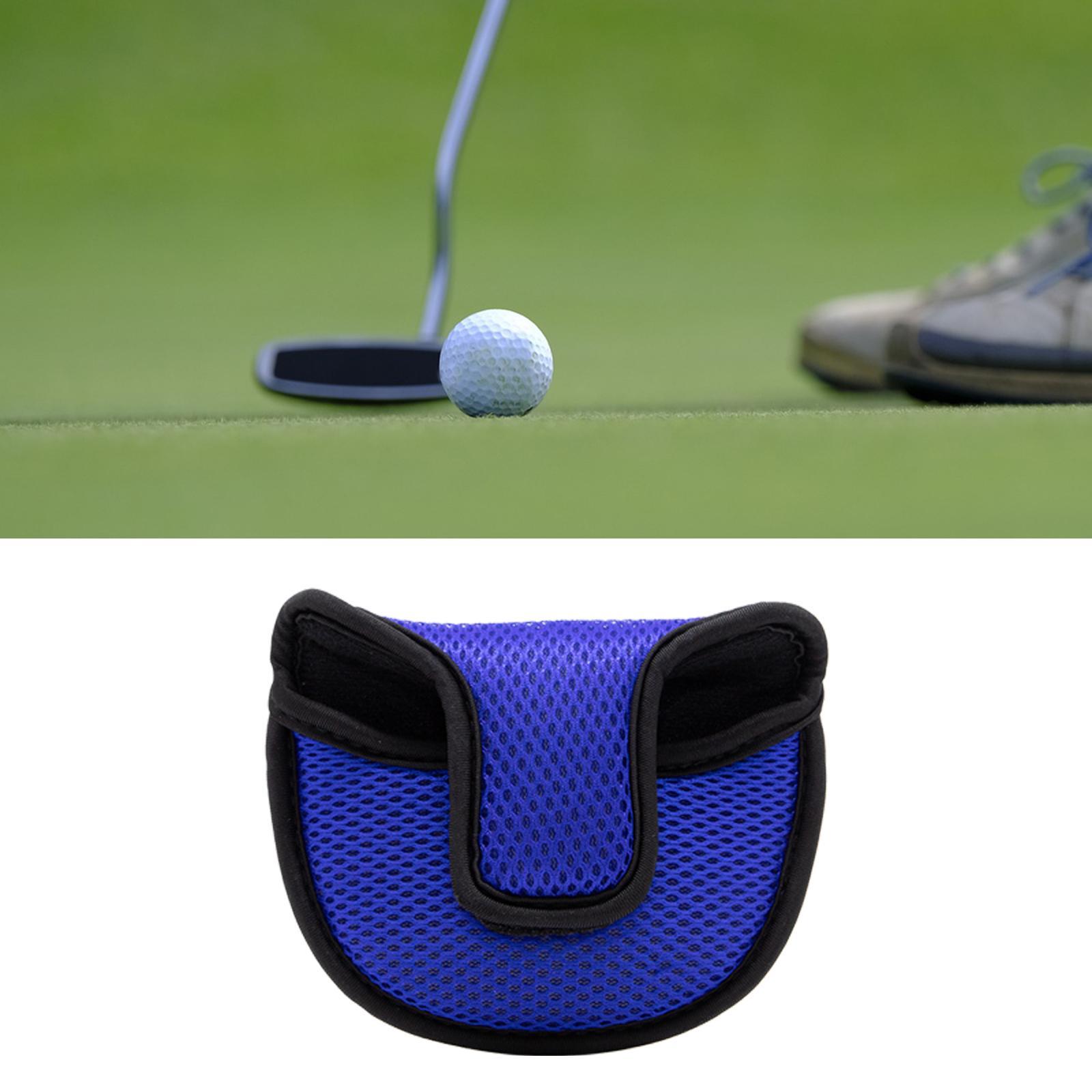 Set of 3 Lightweight Golf Putter Mallet Head Cover Protect Clubs Headcover