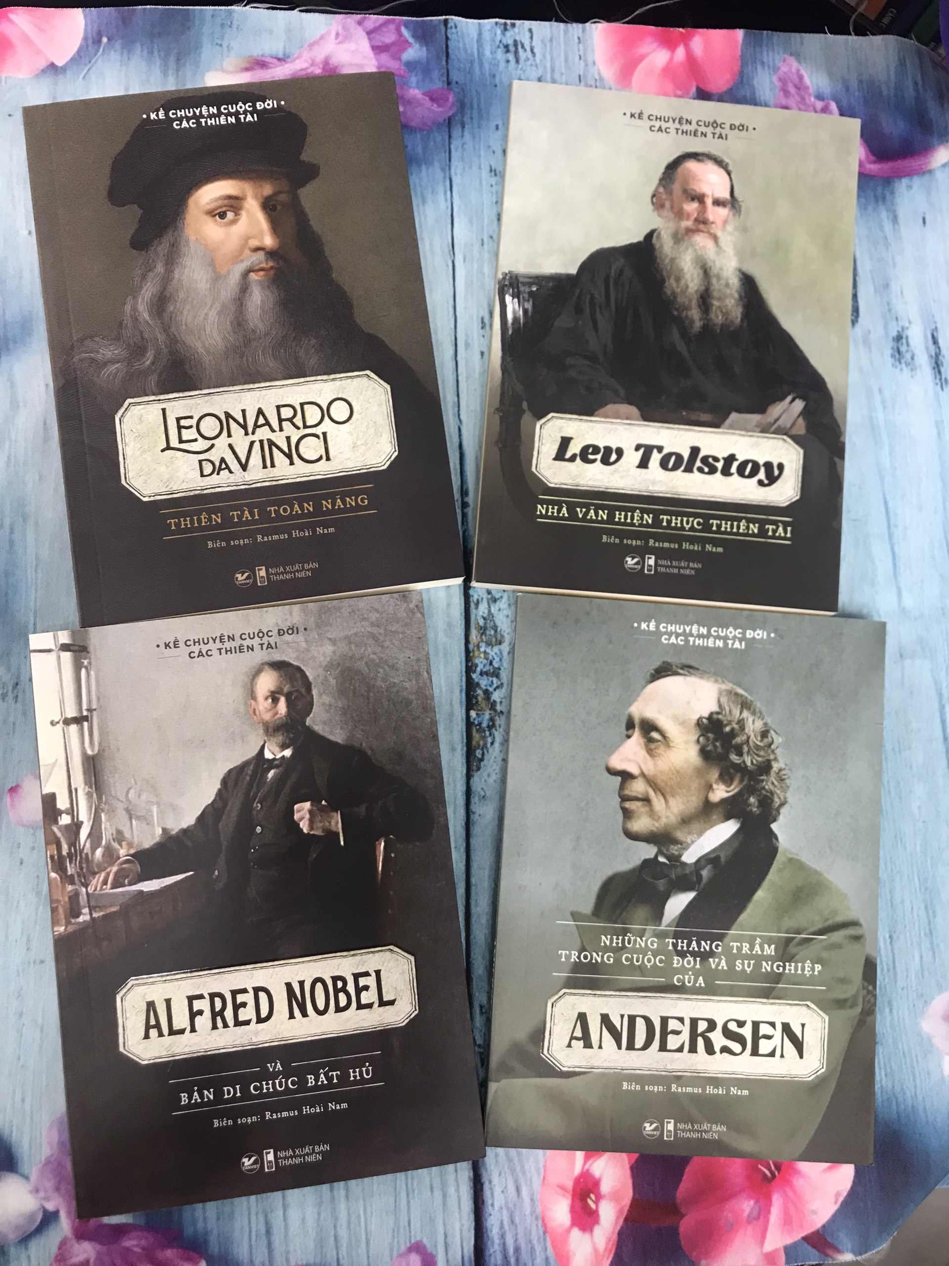 Kể chuyện cuộc đời các thiên tài : LENARDO da VINCI - LEV TOLSTOY - ANDERSEN - ALFRED NOBEL