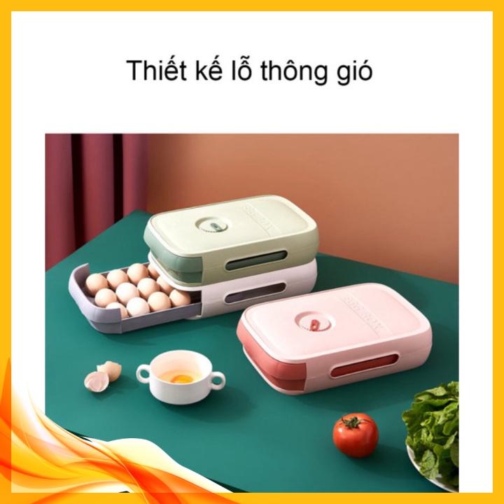 Hộp Bảo Quản Trứng Elegant Plain trong tủ lạnh ️