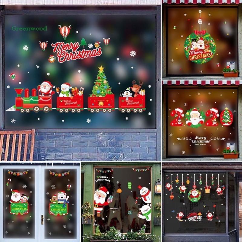 Decal trang trí tường Noel - Nhiều mẫu chào lễ Giáng Sinh vui nhộn