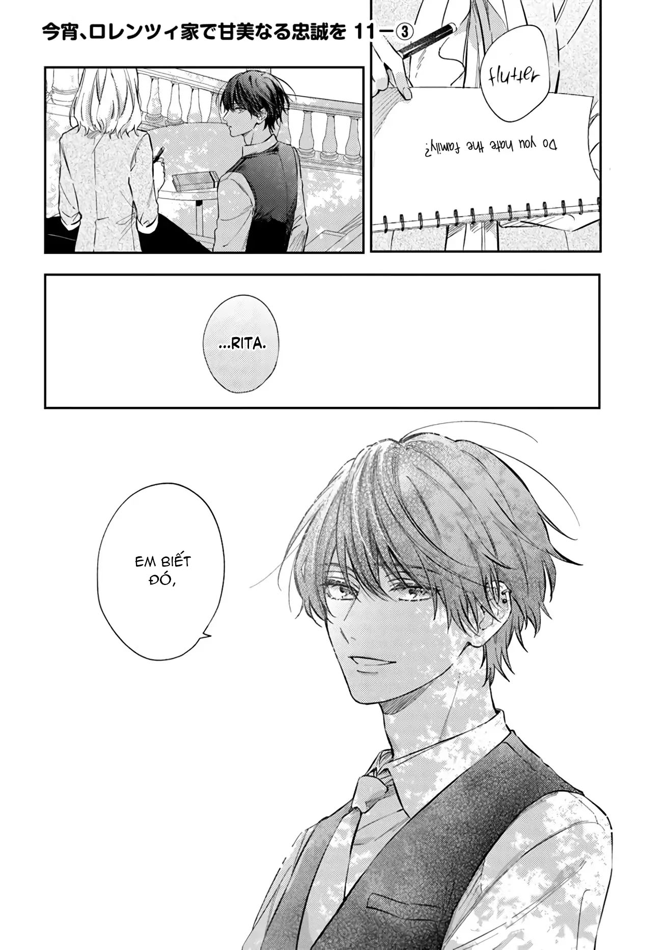 lòng trung thành ngọt ngào dành cho gia đình lorenzi chapter 11.3 1