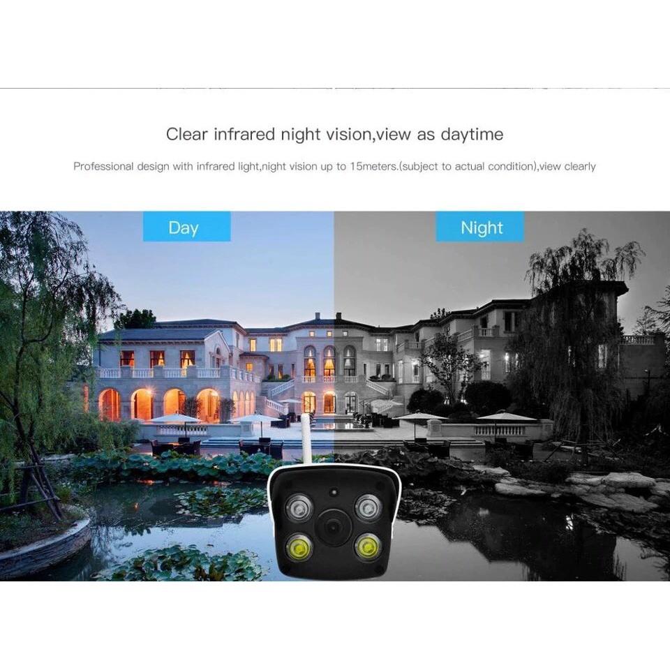 Camera IP ngoài trời C18S FHD 1080p Vstarcam, quay đêm có màu,có âm thanh ,Kèm thẻ 32GB A1 - Hàng Chính Hãng