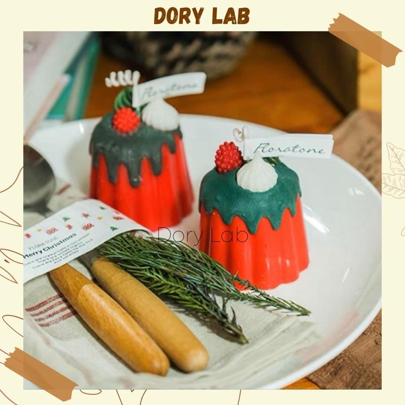 Nến Thơm Bánh Phong Cách Giáng Sinh Handmade, Phụ Kiện Decor - Dory Lab