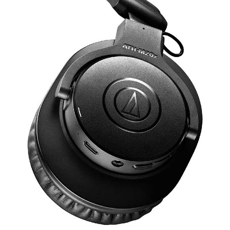 Audio Technica ATH-M20xBT - Tai Nghe Over-Ear Bluetooth 5.0, Tích Hợp Micro, Thời Gian Sử Dụng 60 Giờ - Hàng Chính Hãng