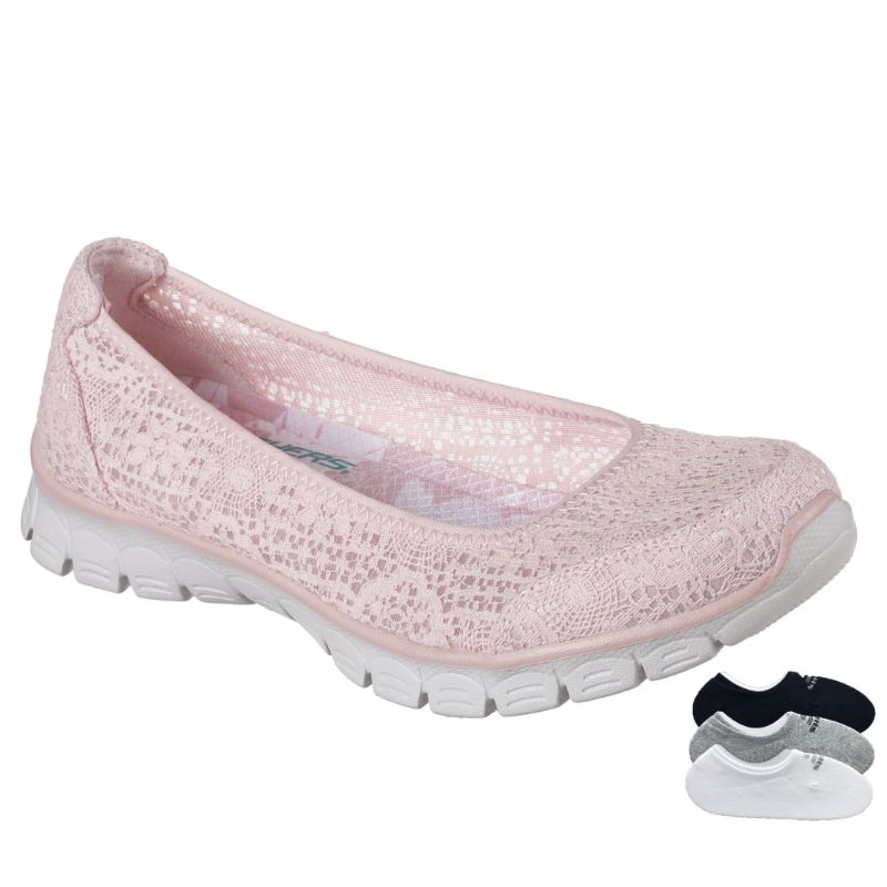 Giày nữ Skechers 23437-LIFESTYLE-PNK Có Vớ Cao Cấp Màu Ngẫu Nhiên