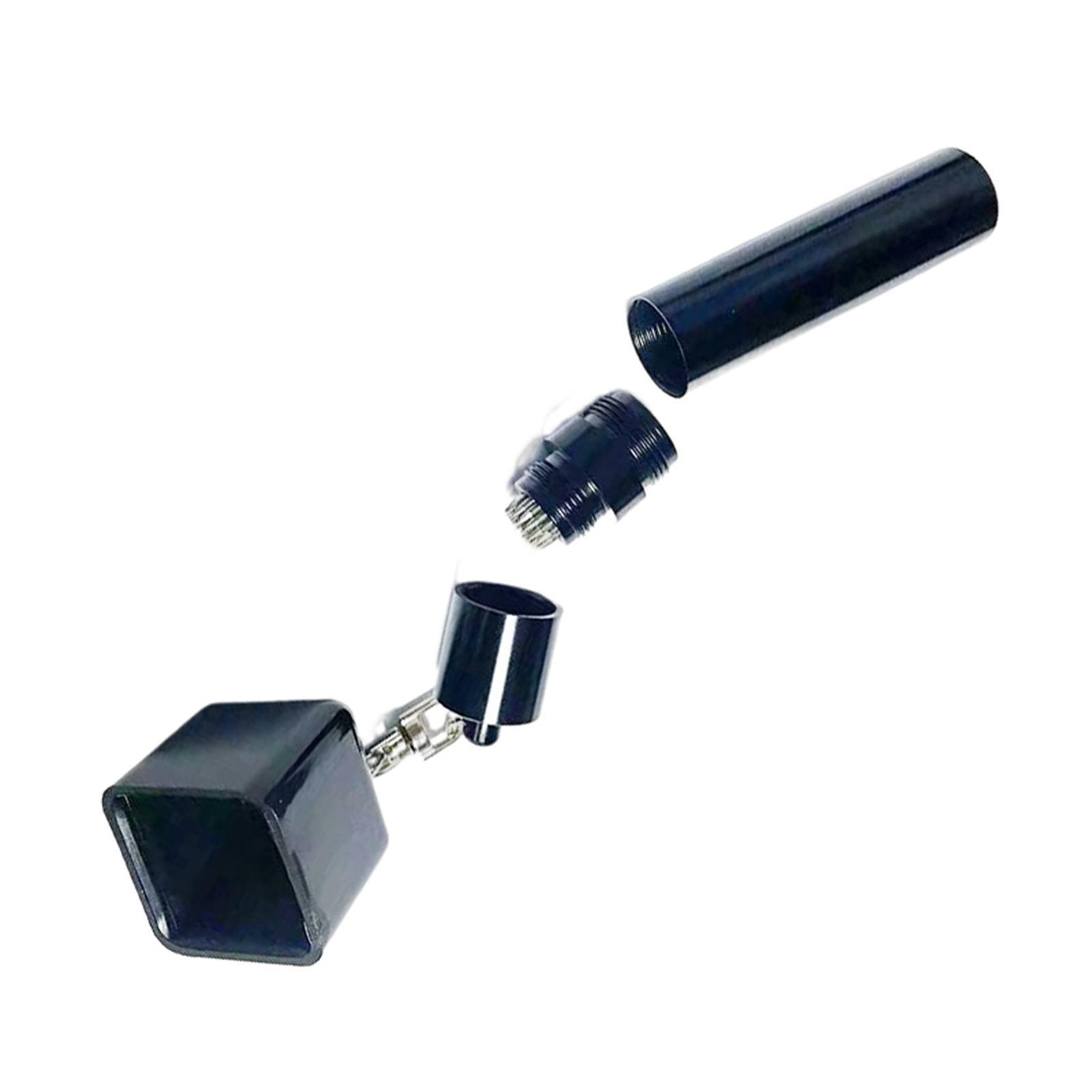 Professional Billiards Pool Cue Chalk Holder for Billiards Snooker Black