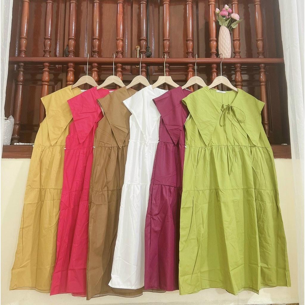 Đầm bầu mùa hè thời trang-váy bầu thiết kế đẹp, sang chảnh chất mát mịn