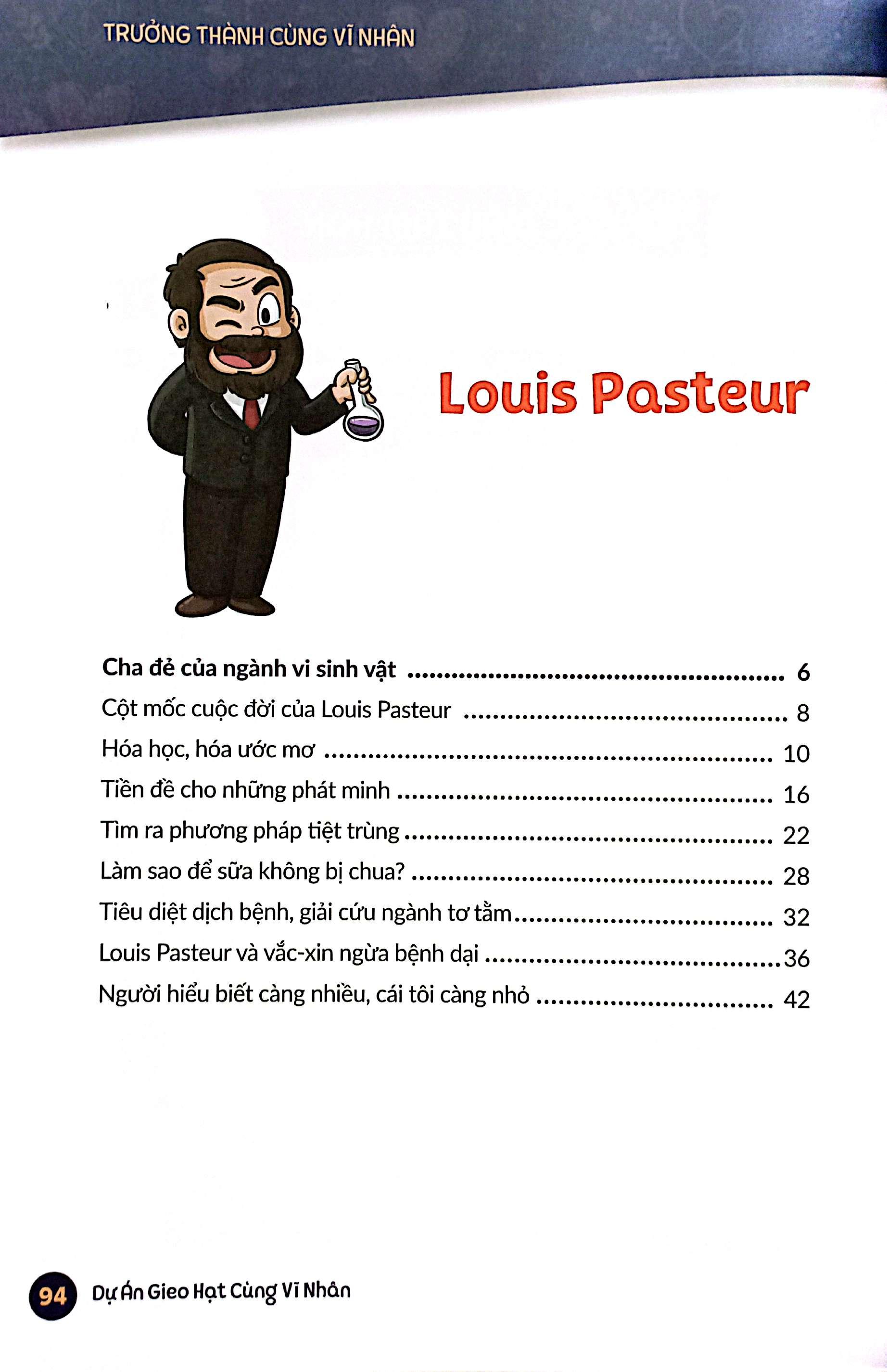 Sách - Trưởng Thành Cùng Vĩ Nhân 3 - Nhà Khoa Học Và Danh Y - Louis Pasteur Và Alexandre Yersin
