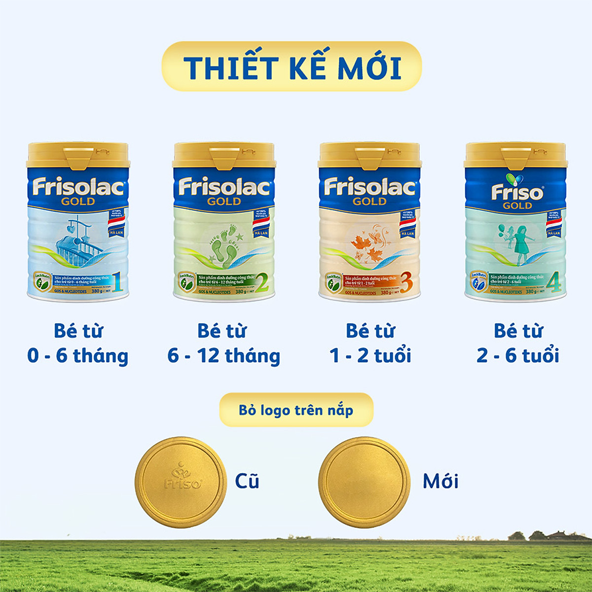 Combo 2 lon sữa Friso Gold 4 (1400g/lon) - Tặng 5 lốc Friso RTD 110ml