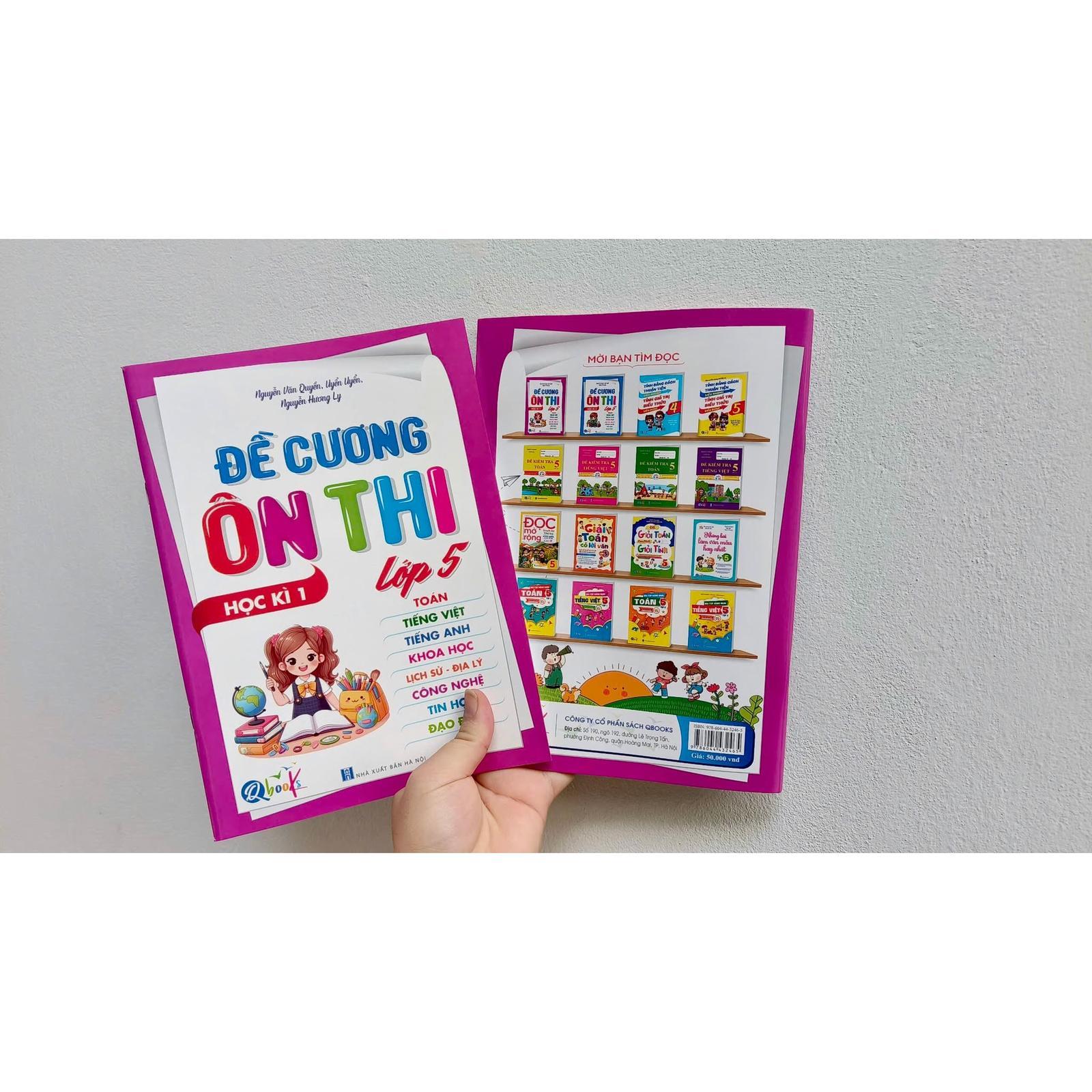 Đề Cương Ôn Thi Lớp 5 - Học Kỳ 1 - Bản Quyền