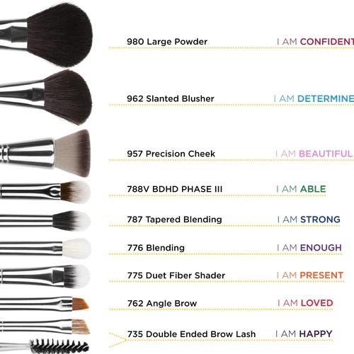 Bộ Cọ Bdellium 10 Cây Cọ STUDIO I AM FIRST BRUSH SET WITH BRUSH HOLDER mới