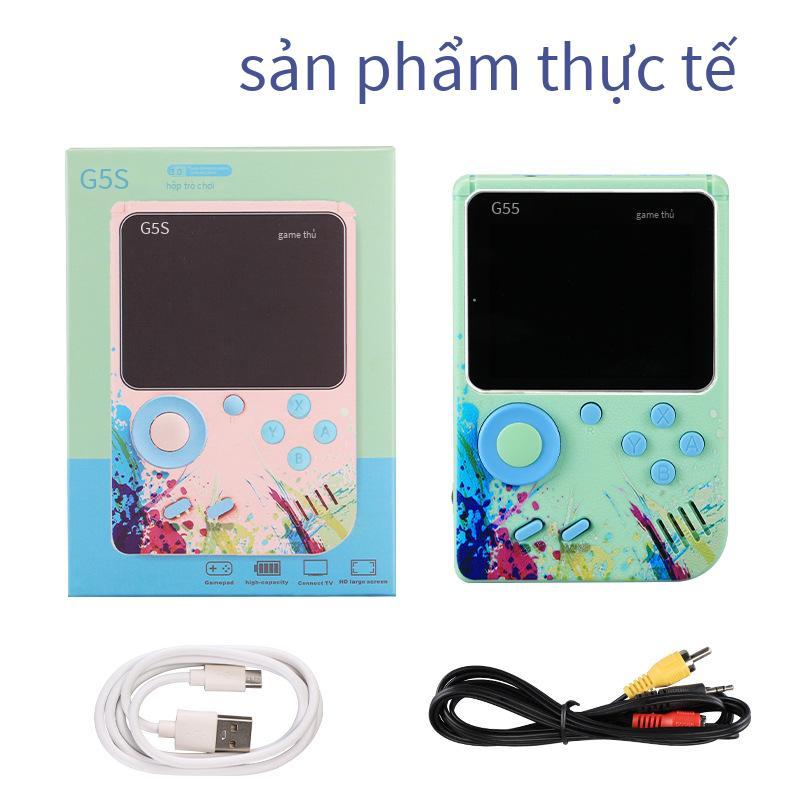 Bảng điều khiển trò chơi cổ điển cầm tay G5S kiểu mới nhất Bảng điều khiển trò chơi FC 500 trong một màn hình màu cổ điển bảng điều khiển trò chơi dành cho trẻ em màn hình lớn