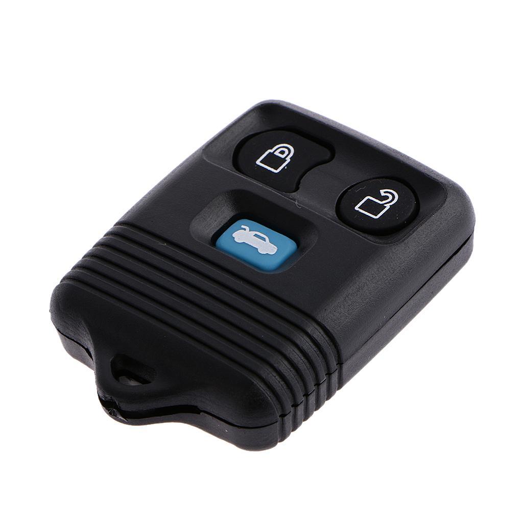 Replacement Car 3 Button Remote Key Fob Case Shell for Black