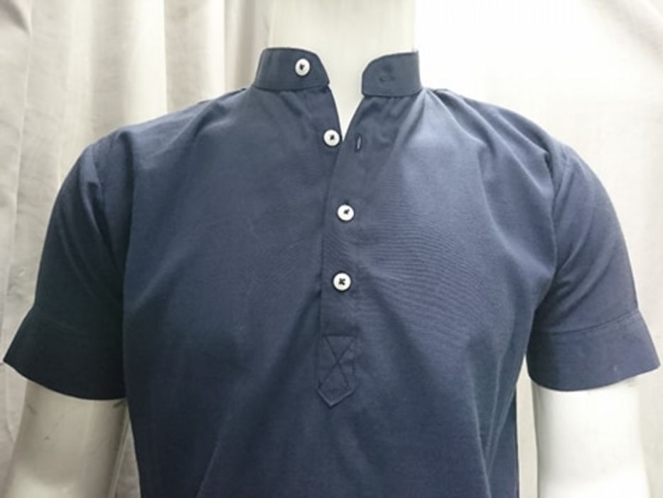 Áo Nam cổ trụ bốn nút phong cách Hàn Quốc sang trọng chất liệu vải lanh cao cấp dễ phối đồ hợp xu hướng thời trang