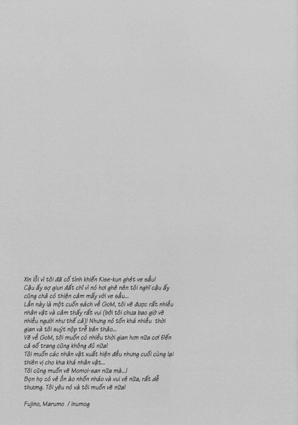 kuroko – tuyển thủ vô hình: color chart 1 chapter 1 10