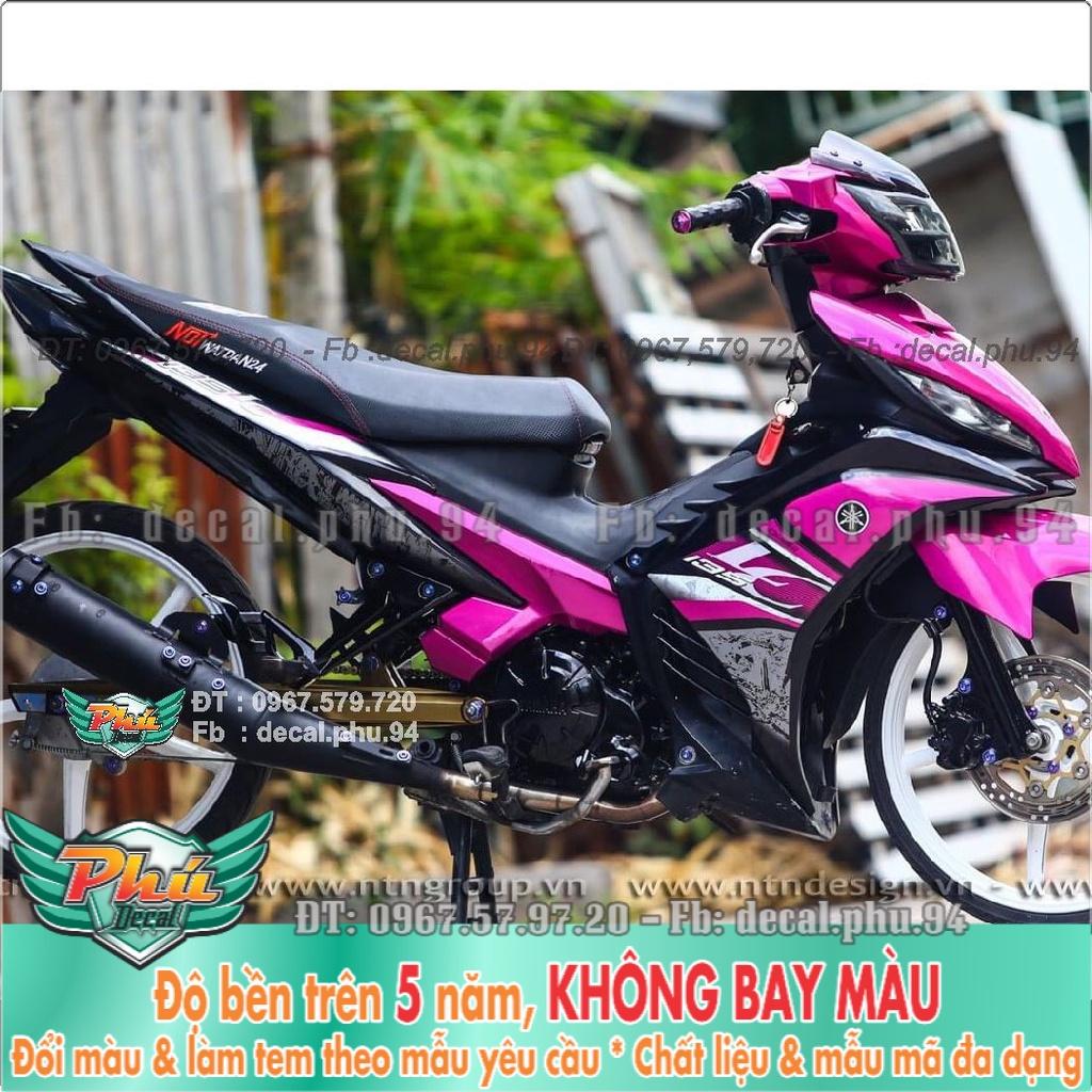 Tem Rời Exciter 135 Lc hồng đen -1