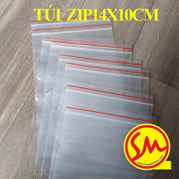 TÚI ZIP trong, TÚI ZIP chỉ đỏ GIÁ RẺ SIZE 14x10cm để ĐÓNG GÓI SẢN PHẨM một cách DỄ DÀNG