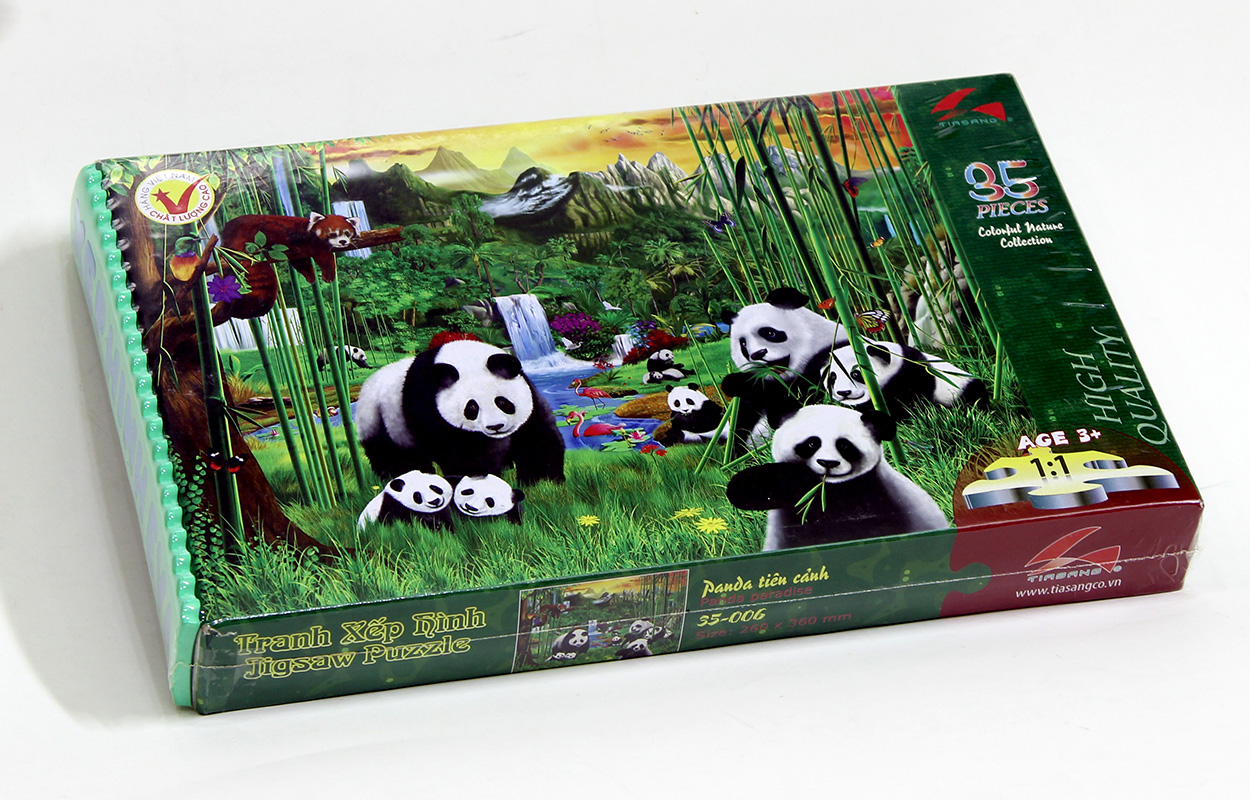 Tranh xếp hình Tia Sáng Jigsaw Puzzle 035 mảnh phát triển trí tuệ cho bé -Panda Tiên Cảnh - MSP: 035-006