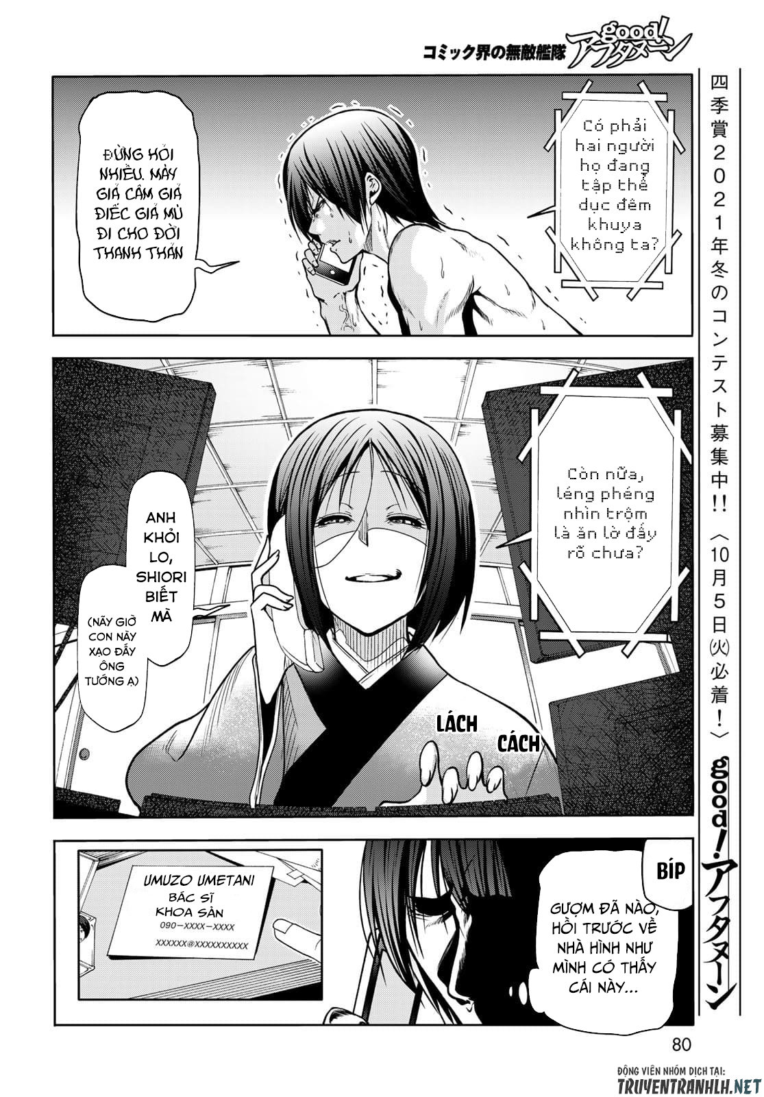 cô gái thích lặn - grand blue chapter 71 26