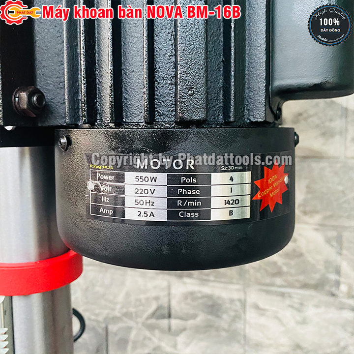 Máy Khoan Bàn BM-16B - 550W cao 1m