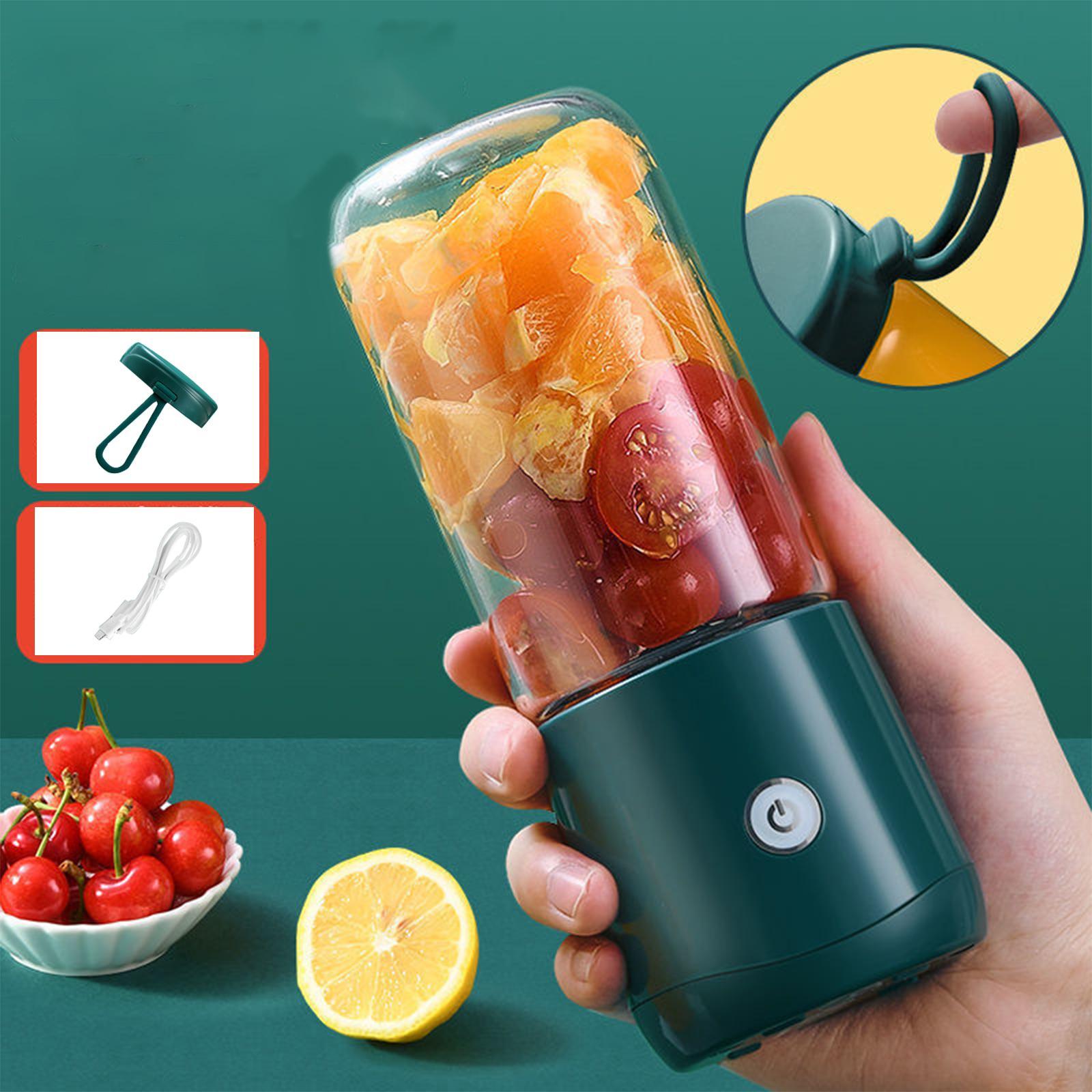 Electric Food Mixer Ice Crusher Travel Mini with Lid Green