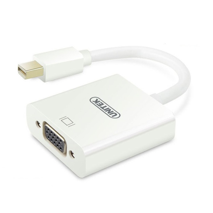 Cáp chuyển đổi Mini Displayport to VGA Unitek Y-6336WH - Hàng chính hãng