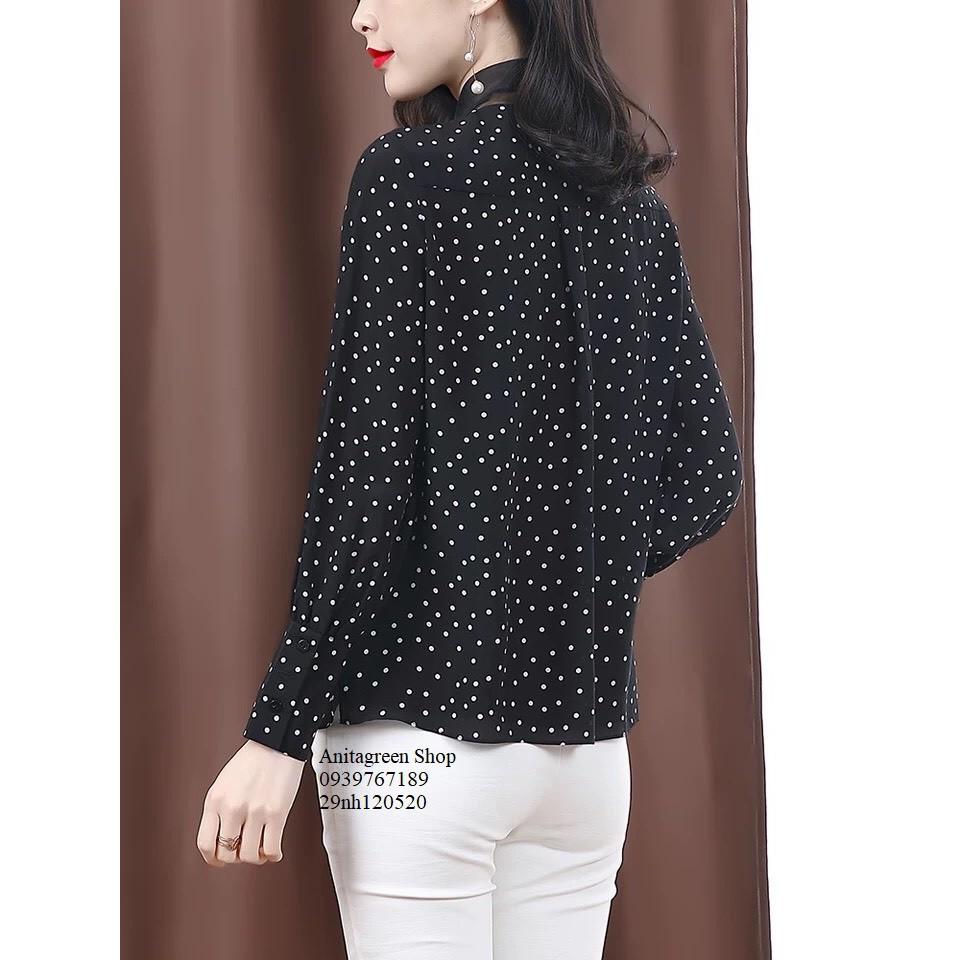 Nh120520-SƠ MI CHẤM BI TAY DÀI s-6xl