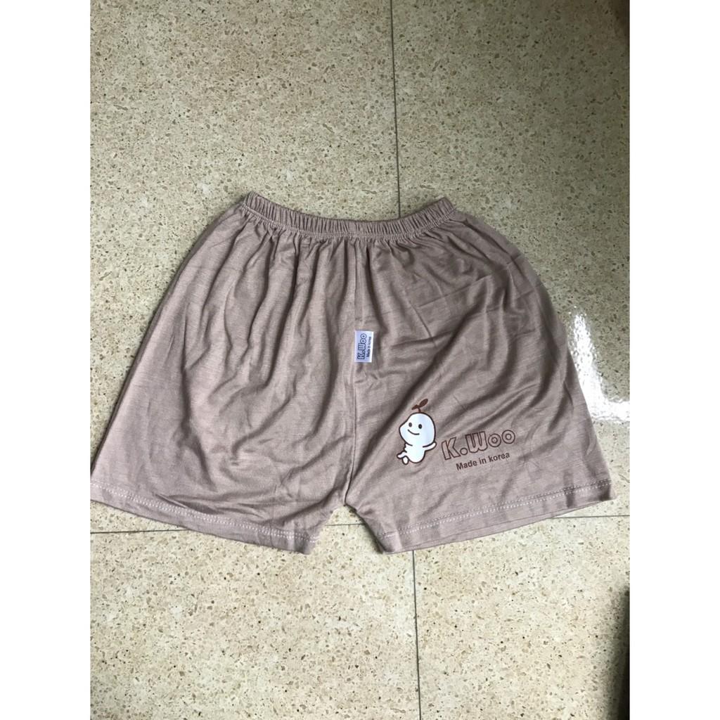 Quần đùi peptit thun lạnh siêu mềm mát cho bé trai, bé gái - Hàng loại 1