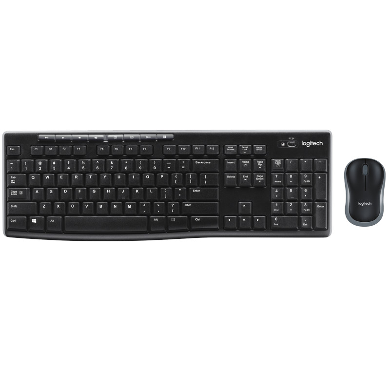 Combo Bàn phím và Chuột Không dây Logitech MK270 - Hàng Chính Hãng