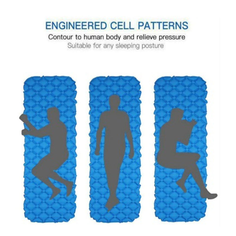 Đệm Ngủ Bơm Hơi Di Động Ngoài Trời Siêu Nhẹ Có Chống Thấm Nước