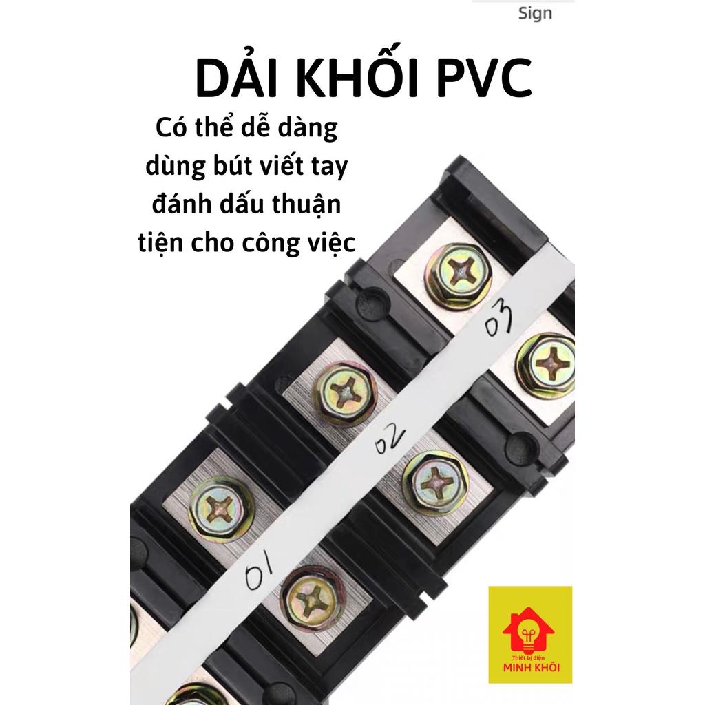Cầu đấu điện domino đủ kích thước, cầu đấu dây điện, cầu đấu terminal block