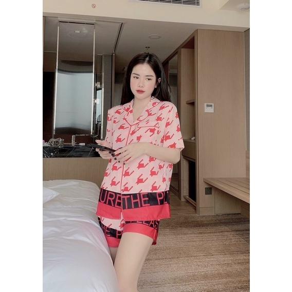 Bộ đồ ngủ nữ, bộ đồ pizama , pyjama lụa