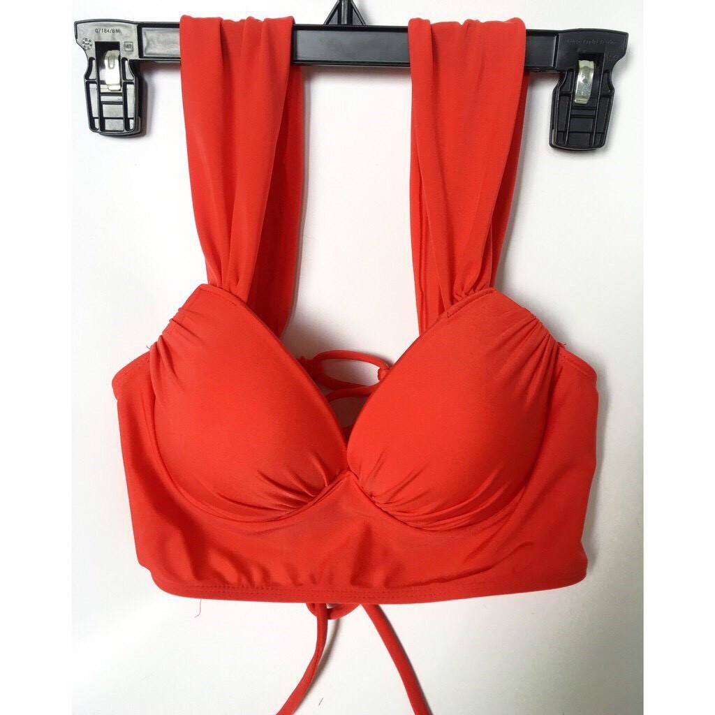 BIKINI Áo Gọng Cúp Ngực Tay Vuông Quần Nhún - BIKINISTORE