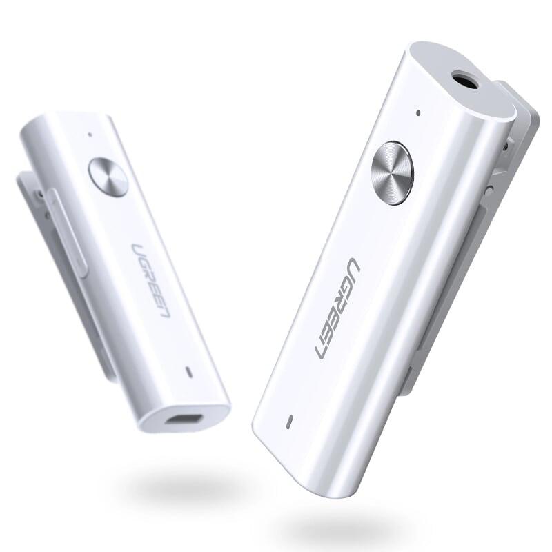 Ugreen UG40854CM110TK BT 4.2 màu Trắng Thiết bị Bluetooth 4.2 hỗ trợ dùng cho tay nghe + MIC - HÀNG CHÍNH HÃNG