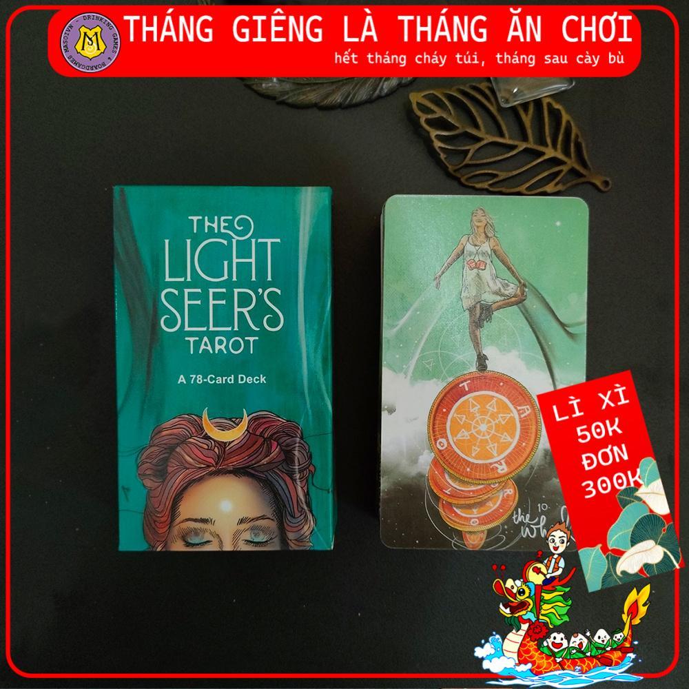 Bộ bài The Light Seer's Tarot 78 lá Tarot card deck chữa lành oracle healing light & shadow