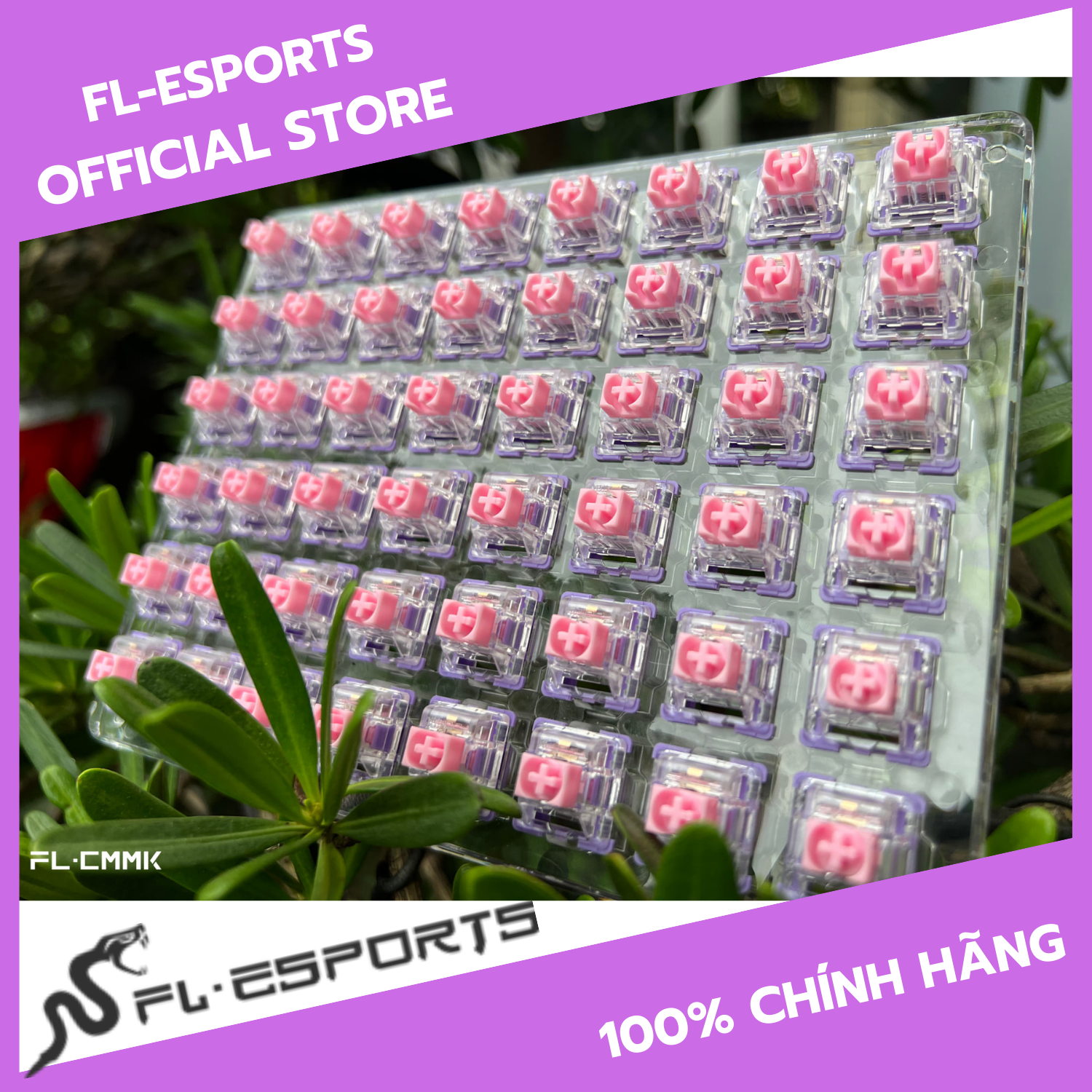 Set 48 Switch bàn phím FL-Esports FL CMMK Cercis Switch - Hàng chính hãng