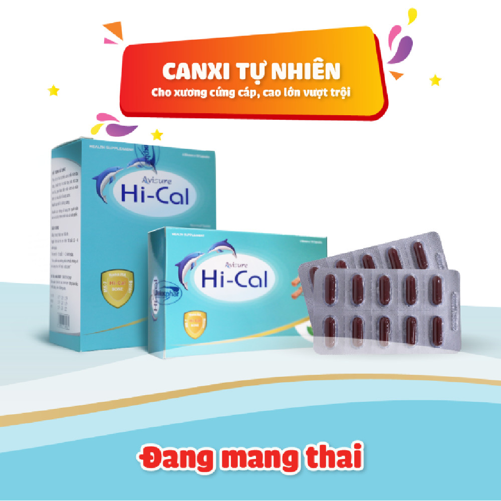 Canxi cho bà bầu Avisure Hical