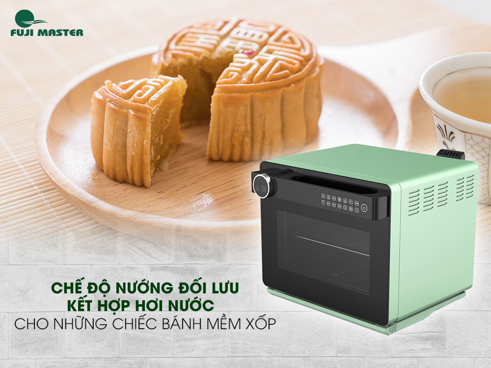 Nồi chiên không dầu hơi nước Fuji Master FJM-2433 dung tích 20L chiên hấp không dầu đa năng - Hàng chính hãng