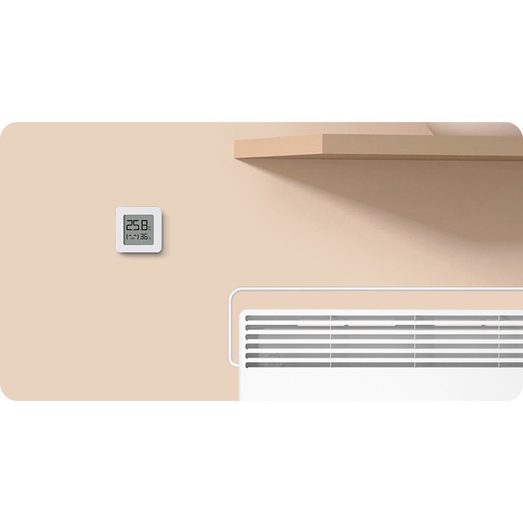Nhiệt ẩm kế thông minh Xiao mi Mijia gen 2 (Mi Temperature and Humidity Monitor 2)  - Độ chính xác cao, thiết bị cần thiết bảo vệ sức khỏe gia đình
