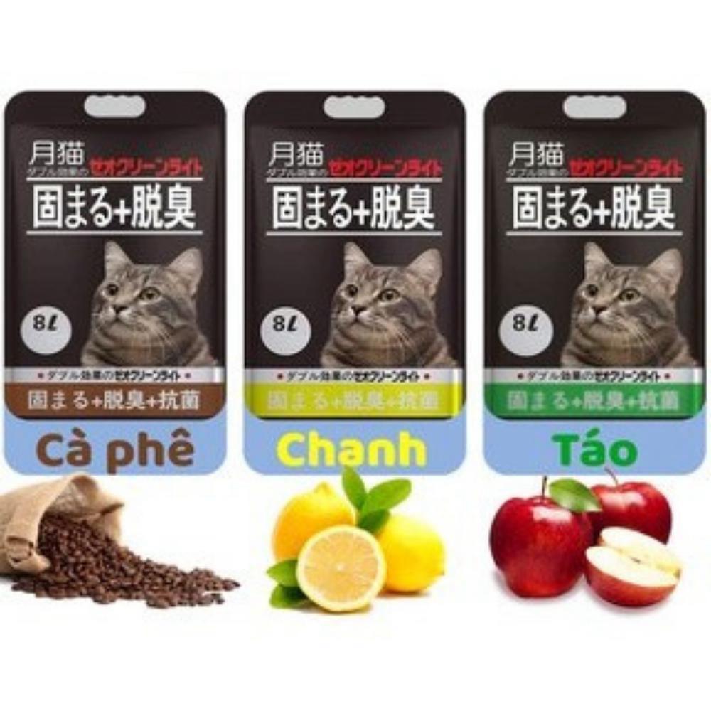 Combo 6 túi 9l cát vệ sinh cho mèo Mooncat - HaiMin Petshop